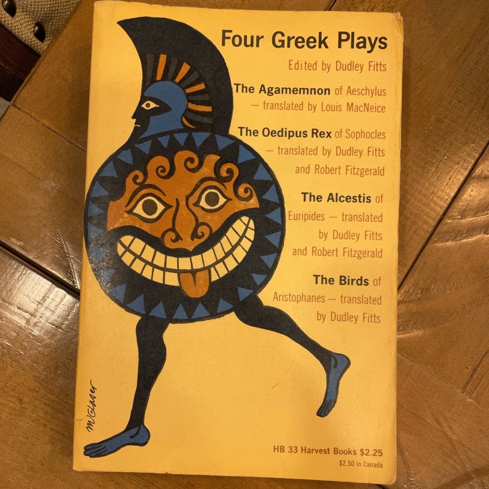 Book: Four Greek Plays Edited by Dudley Fitts